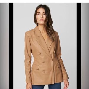 Blank NYC vegan leather blazer